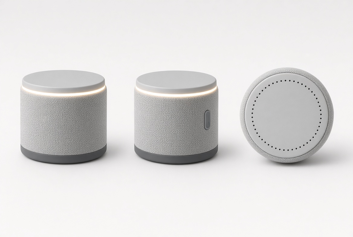 Adam speaker from three angles